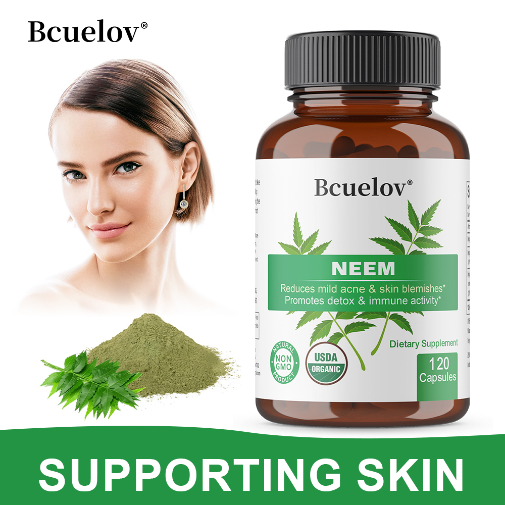 Herbal Wellness Water - Organic Neem Leaf Capsules, Herbal Antioxidant
