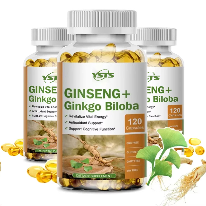 Ginkgo Biloba Extract - Ginseng + Ginkgo Biloba Capsules -