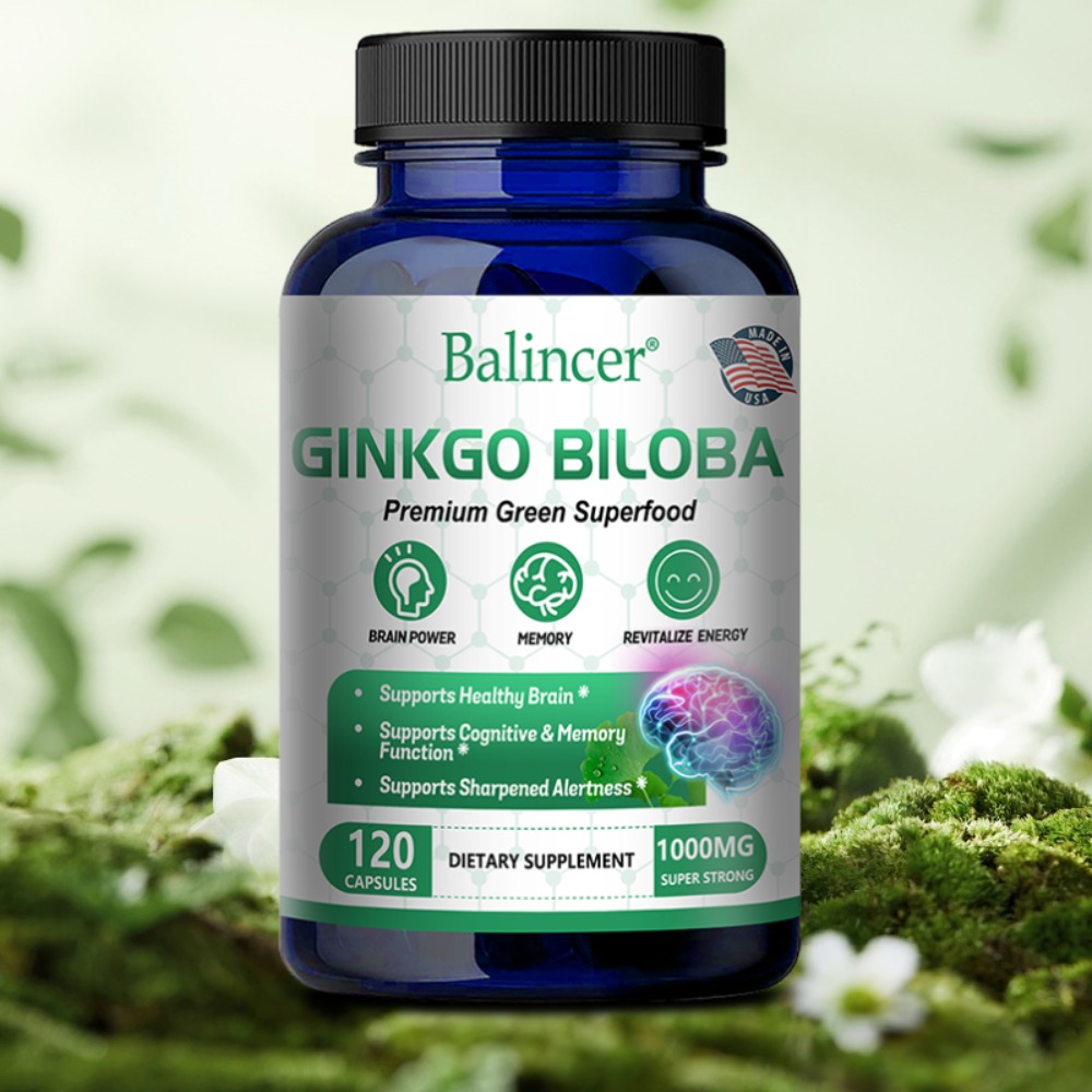Ginkgo Biloba Extract - Ginkgo Biloba Capsules - Enhances Brain