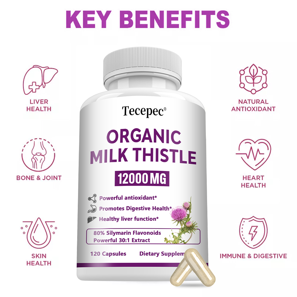Milk Thistle Extract Capsules, - Herbal Wellness Water recension och pris