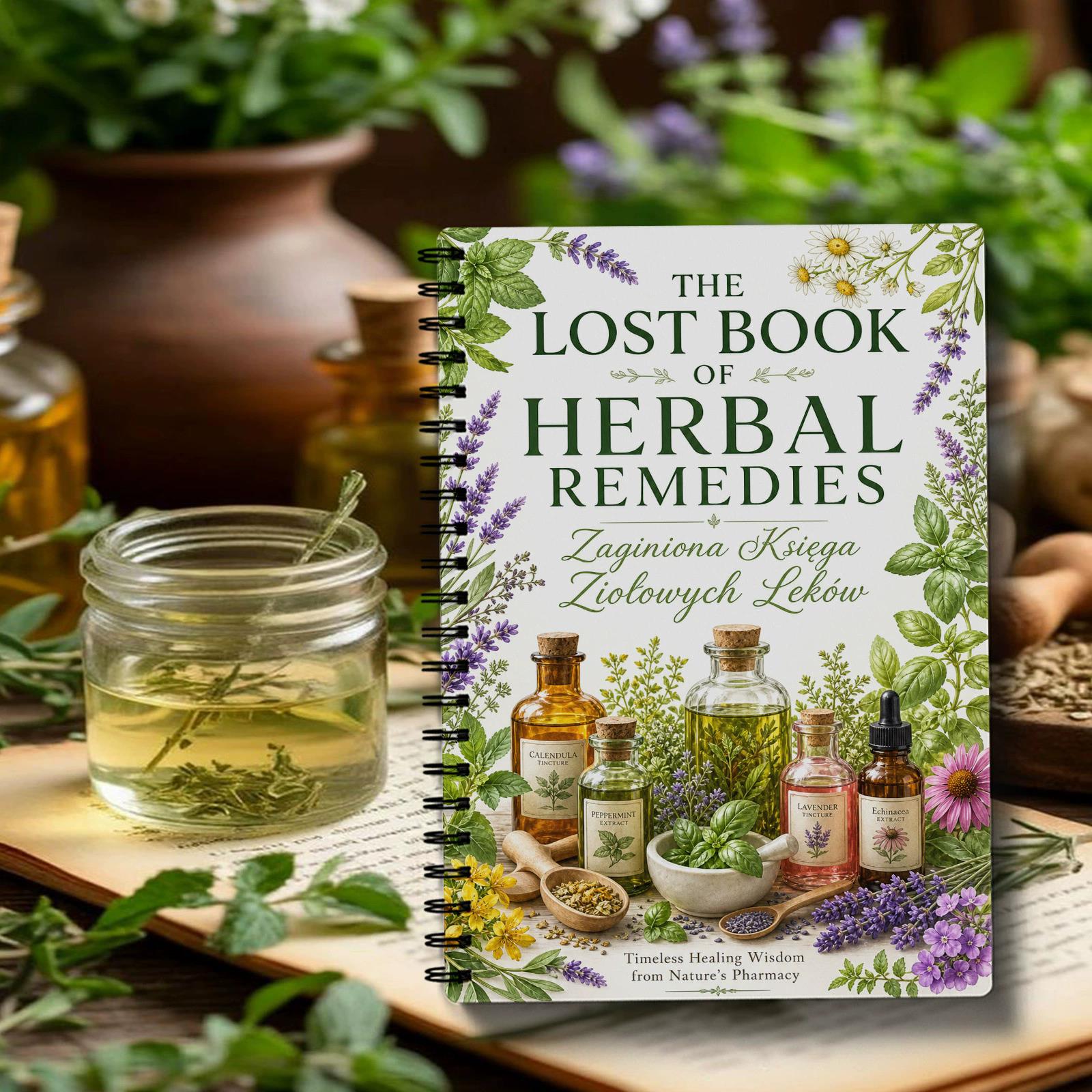 Herbal Remedies Spiral Noteboo - Herbal Wellness Remedy recension och pris