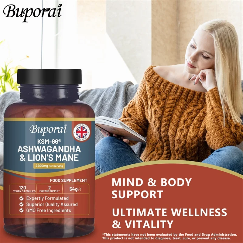 Ashwagandha and Lion’s Mane -  - Ginkgo Biloba Extract recension och pris