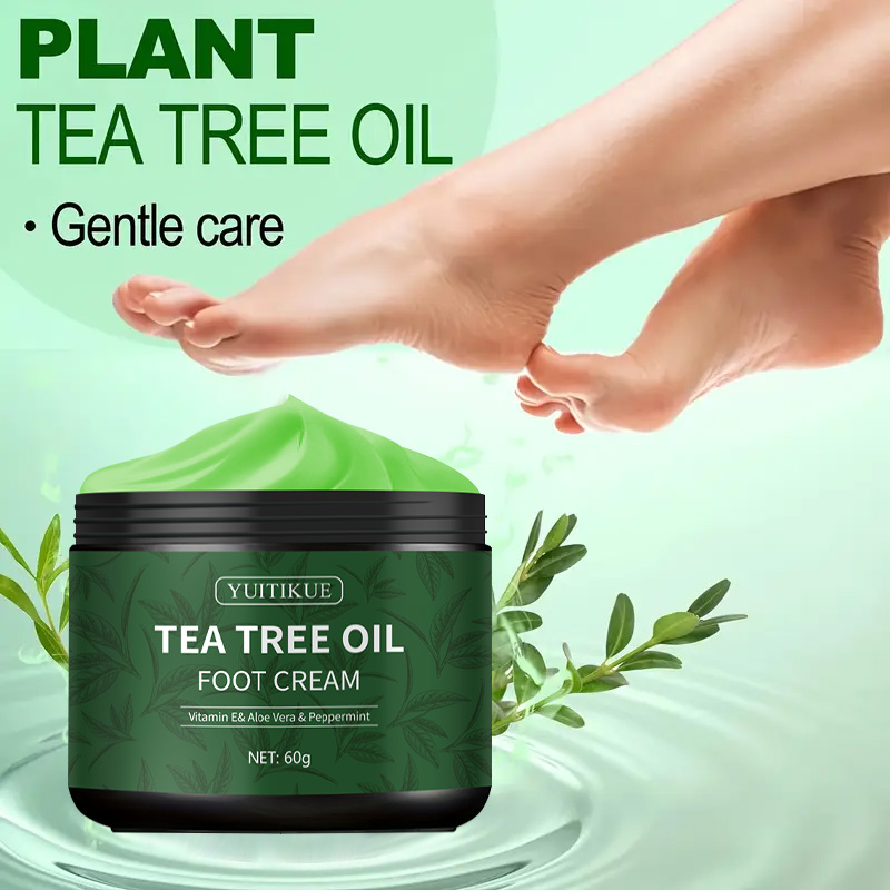 YUITIKUE Tea Tree Oil Foot Cre - Herbal Wellness Tea recension och pris