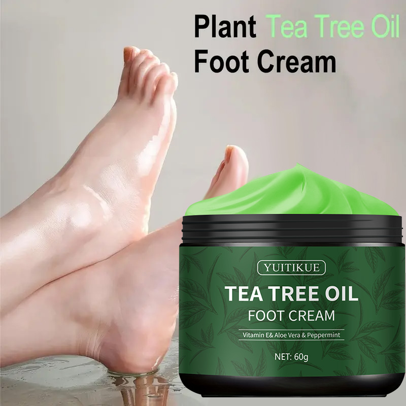 YUITIKUE Tea Tree Oil Foot Cre - Herbal Wellness Tea recension och pris
