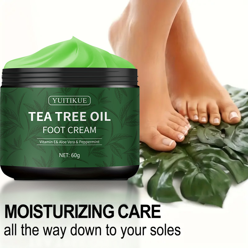 YUITIKUE Tea Tree Oil Foot Cre - Herbal Wellness Tea recension och pris