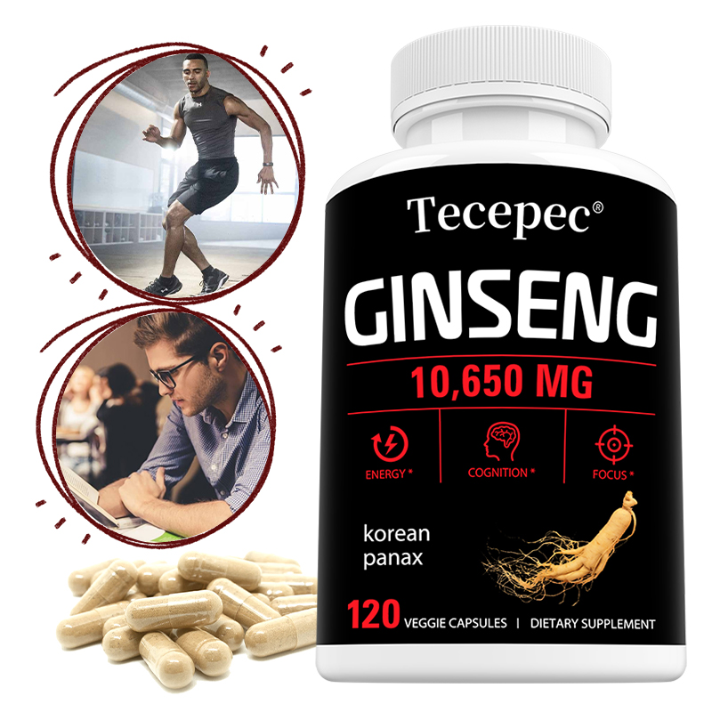 Korean Red Panax Ginseng Capsu - Herbal Wellness Water recension och pris