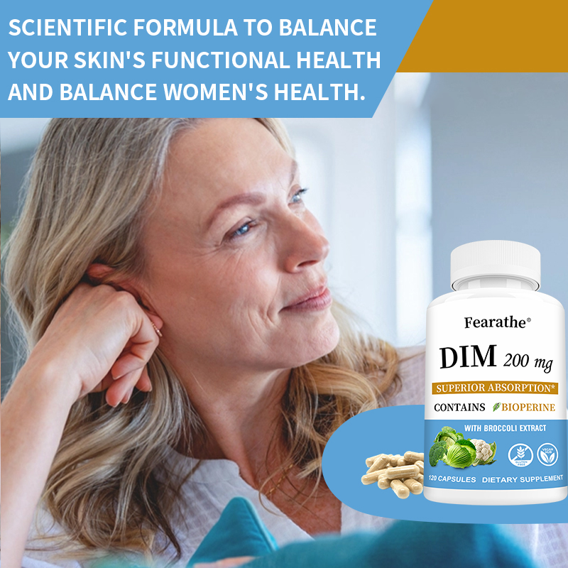 DIM 200mg Capsules with BioPer - Herbal Wellness Water recension och pris