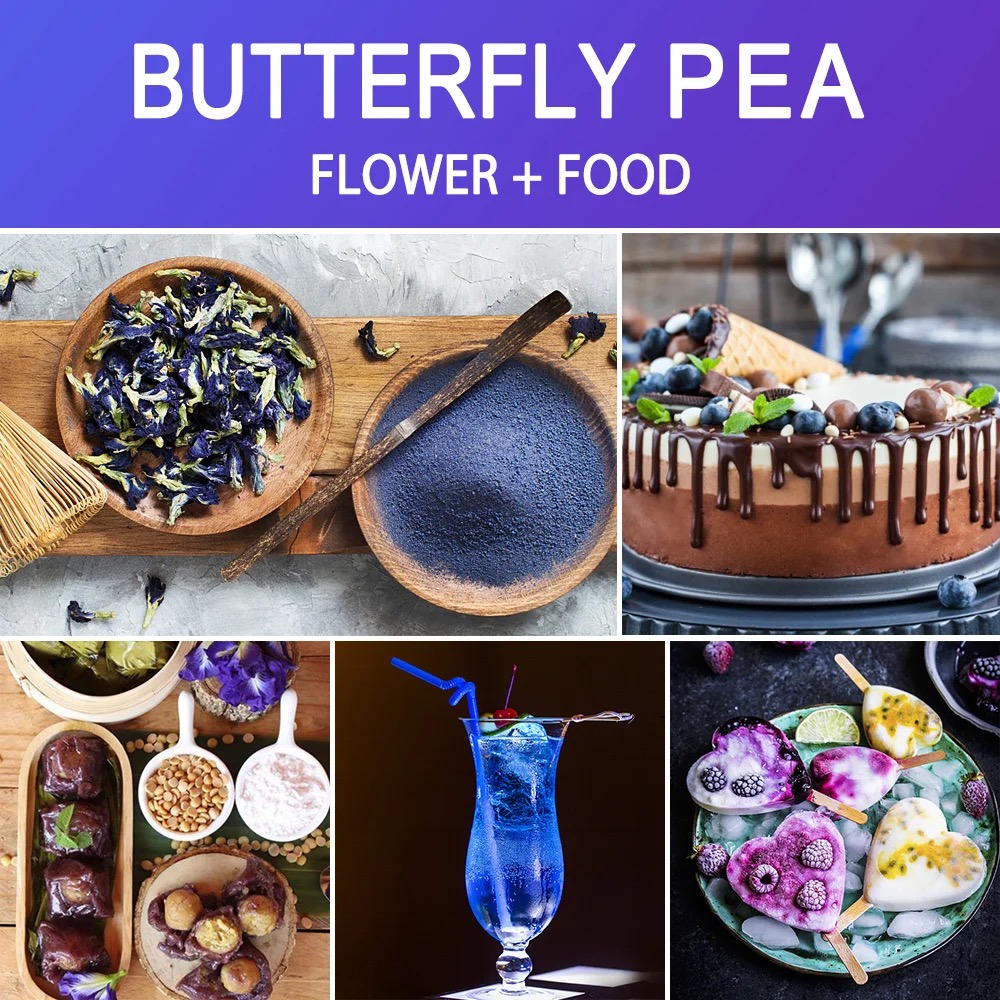 Organic Butterfly Pea Flower T - Herbal Wellness Tea recension och pris
