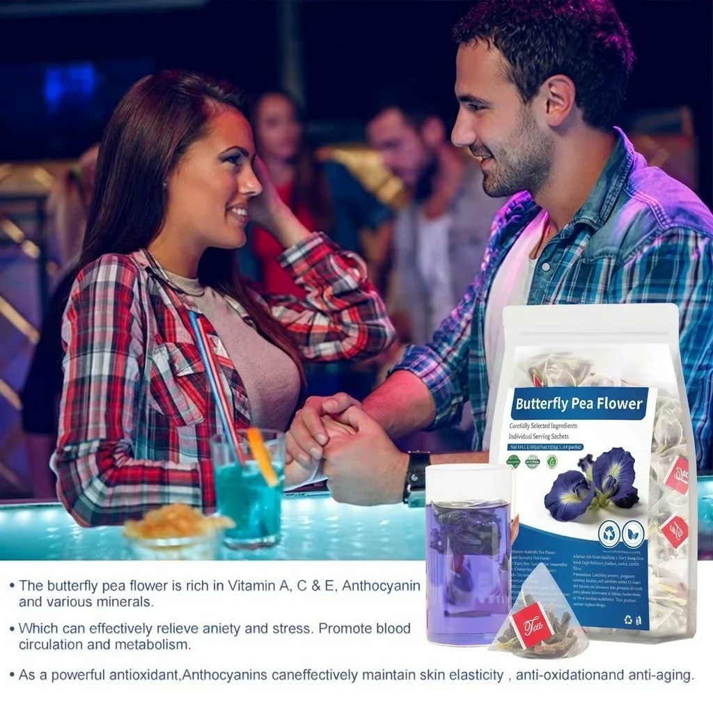 Organic Butterfly Pea Flower T - Herbal Wellness Tea recension och pris