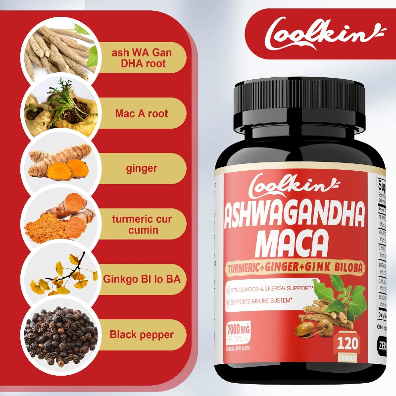 Ashwagandha and Maca Supplemen - Ginkgo Biloba Extract recension och pris
