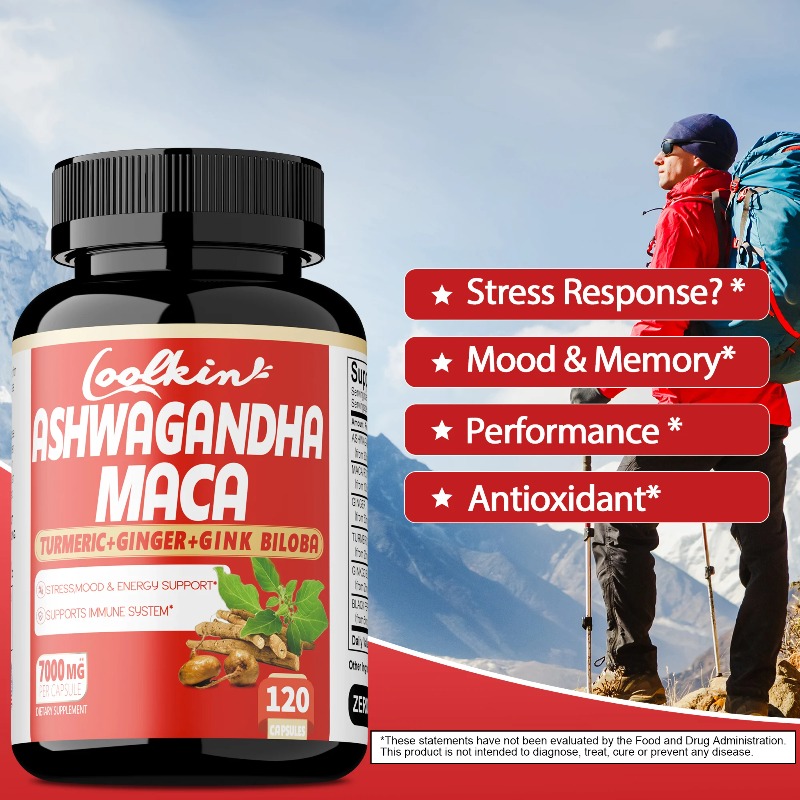 Ashwagandha and Maca Supplemen - Ginkgo Biloba Extract recension och pris