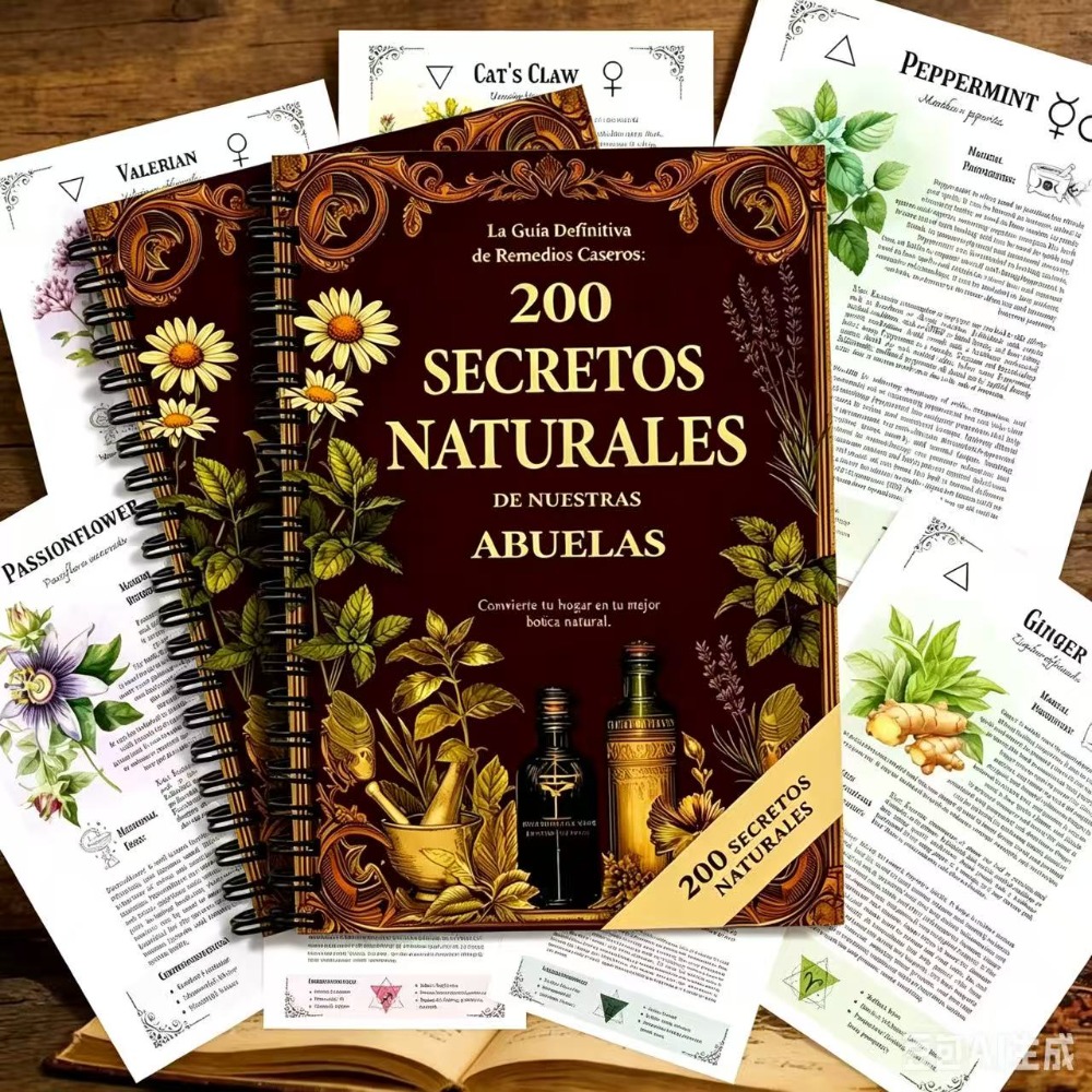 200 Natural Secrets A5 Spanish - Herbal Wellness Remedy recension och pris