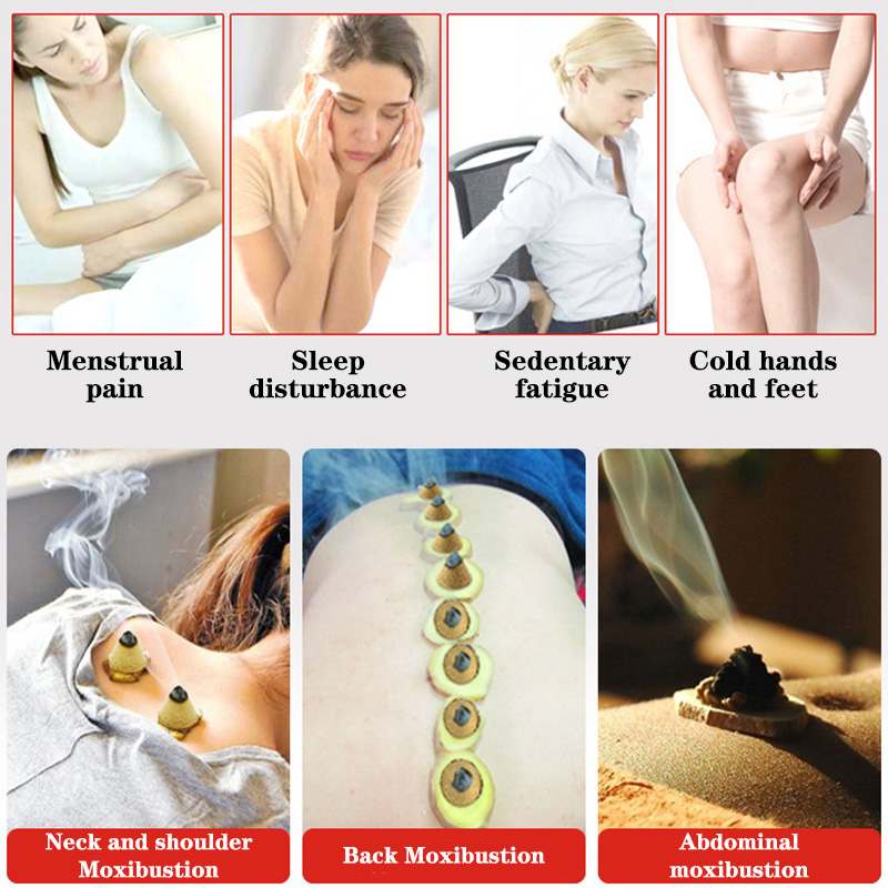 Conical Moxa Stick Set for Abd - Herbal Wellness Massage recension och pris