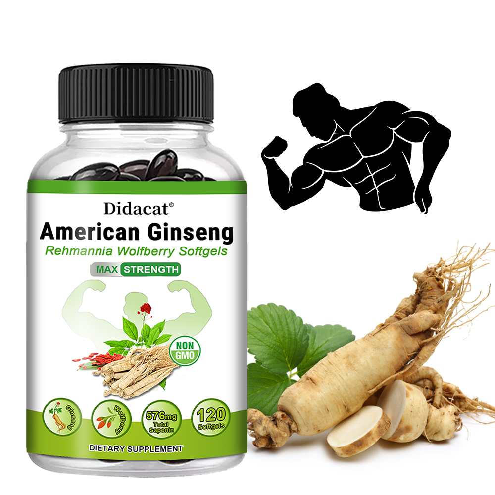 American Ginseng Capsules, Nat - Herbal Wellness Water recension och pris