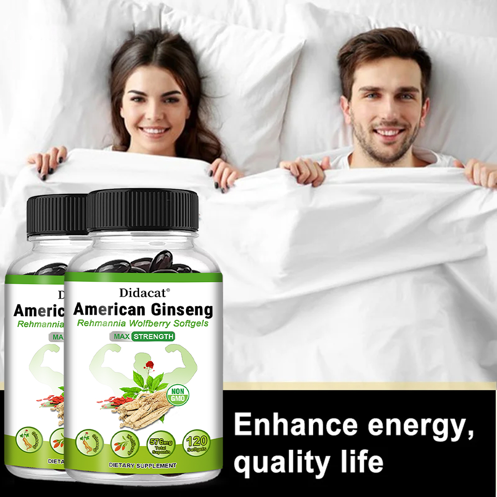 American Ginseng Capsules, Nat - Herbal Wellness Water recension och pris