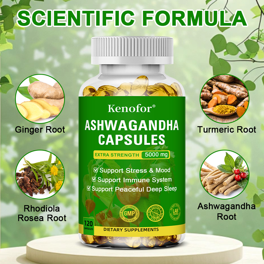 Ashwagandha Complex Capsules 2 - Herbal Wellness Water recension och pris
