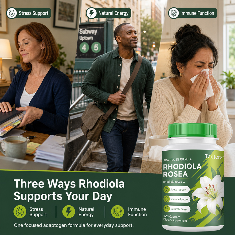 Rhodiola Rosea Supplement, Her - Herbal Wellness Water recension och pris