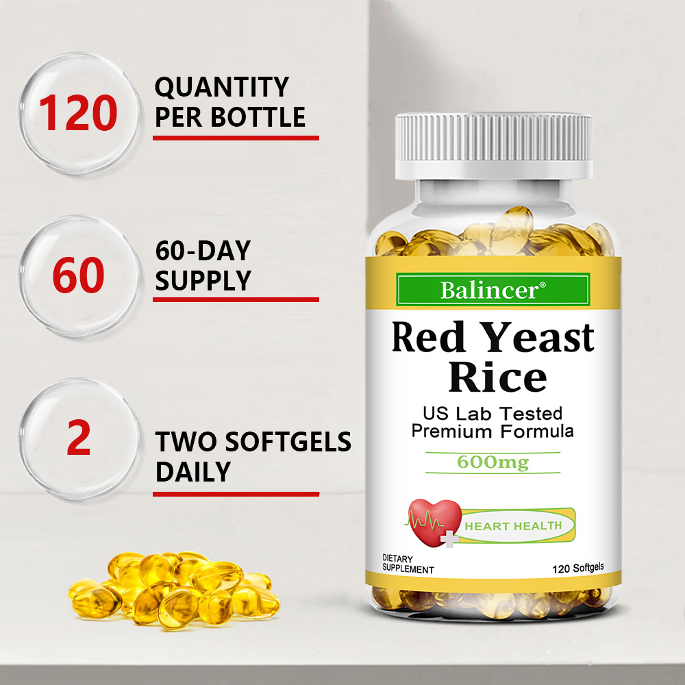 Red Yeast Rice Capsules, Herba - Herbal Wellness Water recension och pris