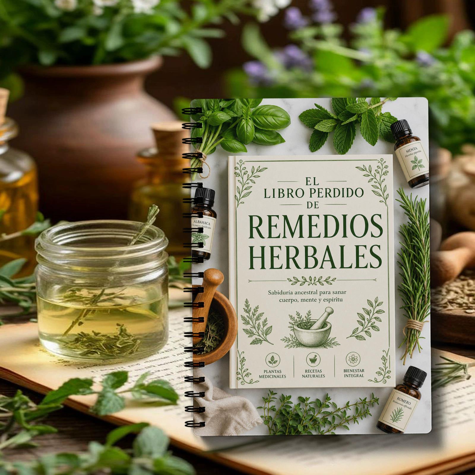 El Libro Perdido Spiral Notebo - Herbal Wellness Remedy recension och pris