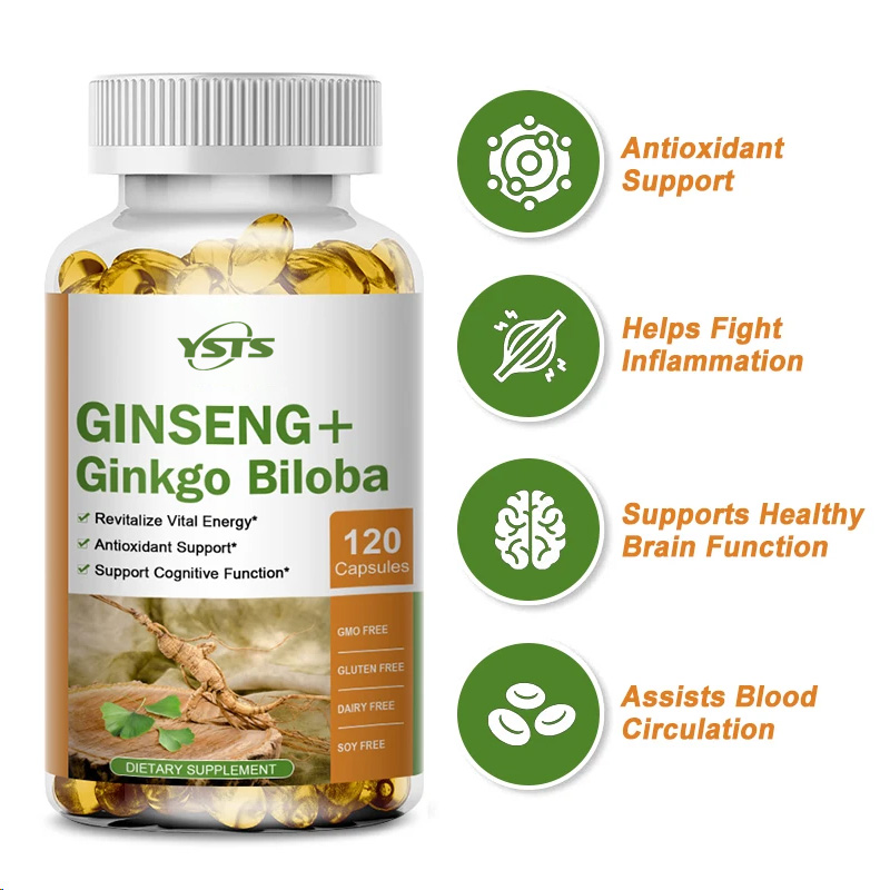 Ginseng + Ginkgo Biloba Capsul - Ginkgo Biloba Extract recension och pris