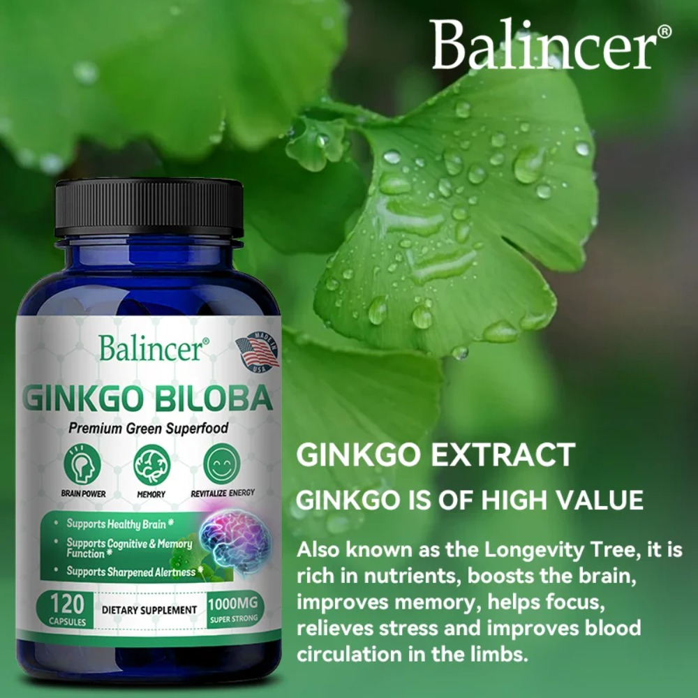 Ginkgo Biloba Capsules - Enhan - Ginkgo Biloba Extract recension och pris