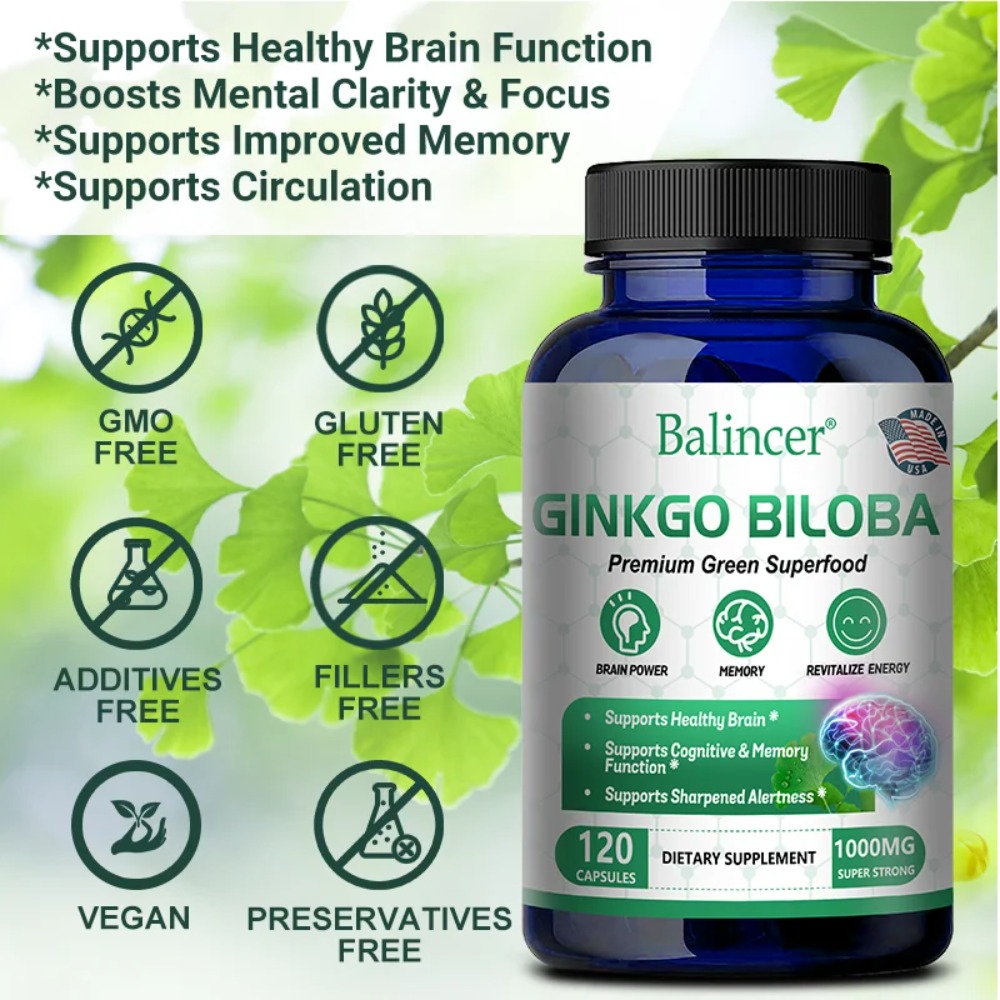 Ginkgo Biloba Capsules - Enhan - Ginkgo Biloba Extract recension och pris