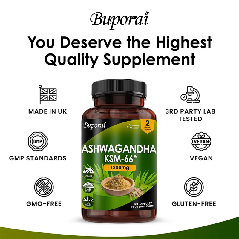 Ashwagandha KSM-66 1200mg - Su - Ginkgo Biloba Extract recension och pris
