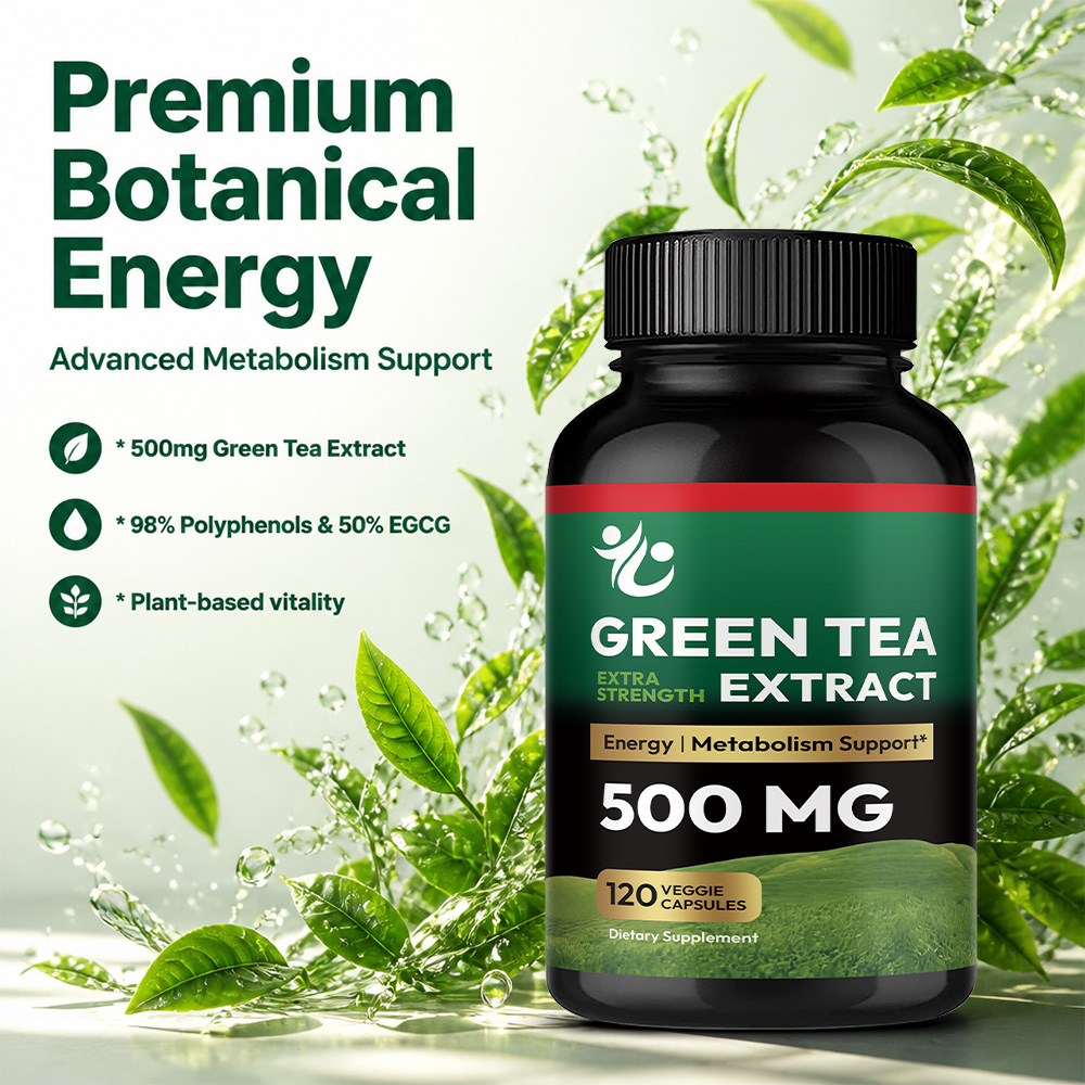 Green Tea Extract - EGCG 500 m - Herbal Wellness Water recension och pris